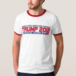 Trump för verklig förändring 2012 tee shirt