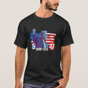 Trump först i Luft-trenden för president 2024 Tr T Shirt