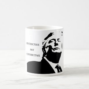 Trump/Förstörande Inte Konstruktiv Kaffe Mugg