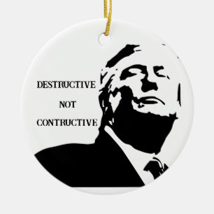Trump/Förstörande Keramisk Dekoration