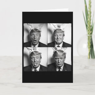 Trump Fotobox På Påskharen Kanin Öron Roligt Sveri Kort