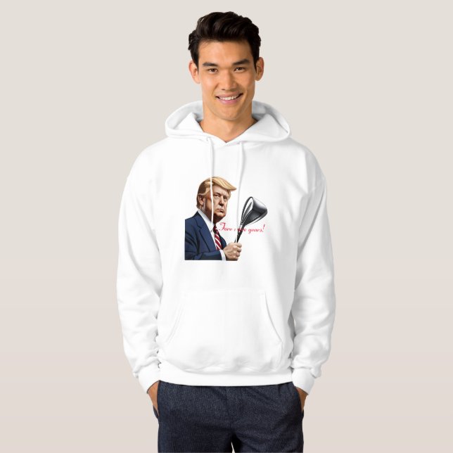 Trump: Framöver fler år av storhet! Hoodie (Hel framsida)