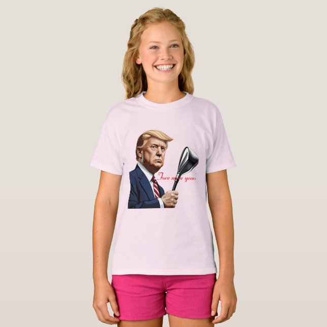 Trump: Framöver fler år av storhet! T Shirt (Hel framsida)