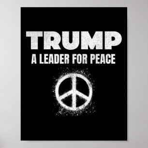 Trump Fred President Trump En Ledare För Fred _3 Poster