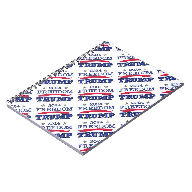 TRUMP FREEDOM 2024 ANTECKNINGSBOK (Vänstra Sidan)