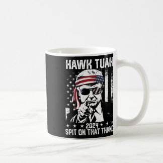 Trump funny Hawk Tush Spit på Thang Kaffemugg
