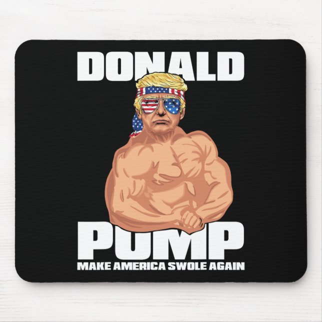 Trump Funny juli 4:e Donald Pump Musmatta (Framsidan)