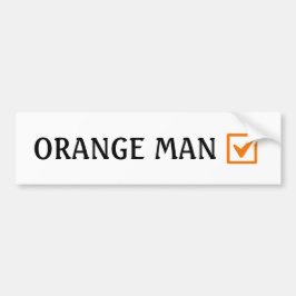 Trump Funny Val 2024 Bumper Sticker Bildekal