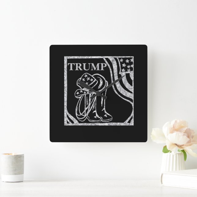 TRUMP FYRKANTIG KLOCKA (Hem)