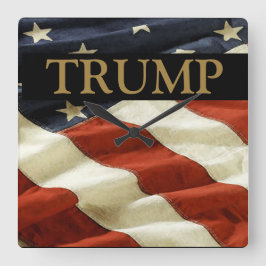 TRUMP FYRKANTIG KLOCKA