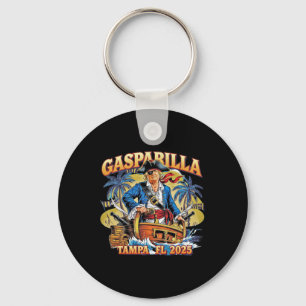Trump Gasparilla Tampa Fl 2025 Pirat-festival Nyckelring