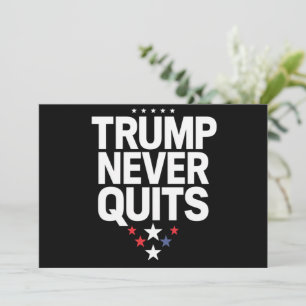 Trump Ger Inte Upp Patriotisk Röst Trump 2024 Inbjudningar