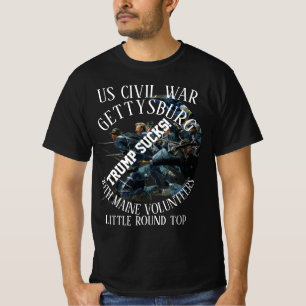 Trump GETTYSBURG USA inbördeskrig 20TH MAINE T Shirt