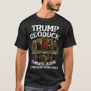 Trump Ghent Altartavla Jesus Republikan Pee Parti T Shirt