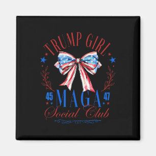 Trump Girl 45 47 Mega Est 2024 Social Klubb Lyckli Magnet
