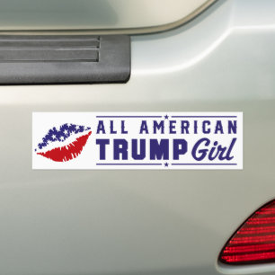 Trump Girl for Trump 2024 Bildekal