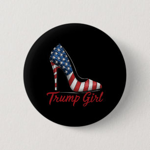 Trump Girl High Heel Stilettos American Flagga Tru Knapp