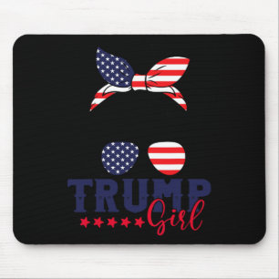 Trump Girl Messy Bun Trump 2024 Val American Musmatta