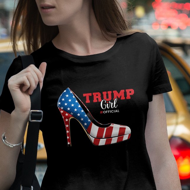 Trump Girl Patriotic High Heel American Val T Shirt (Skapare uppladdad)