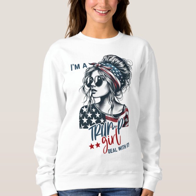 Trump Girl T Shirt (Framsida)