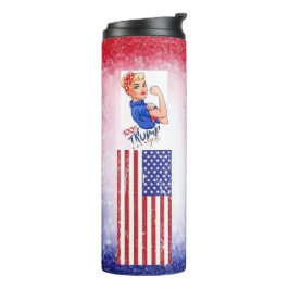 💯 % Trump Girl Thermal Tumbler