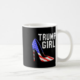 Trump Girl Trump 2025 Val American Flagga Kaffemugg