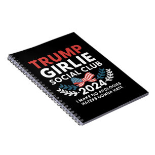 Trump Girlie Coquette Social Club Bow Val Anteckningsbok