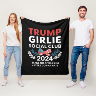 Trump Girlie Coquette Social Club Bow Val  Fleecefilt