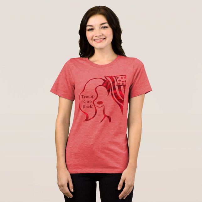 TRUMP GIRLS STEN! T-Shirt (Framsida Full)