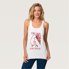 TRUMP GIRLS STEN! T-Shirt Linne Med Racerback