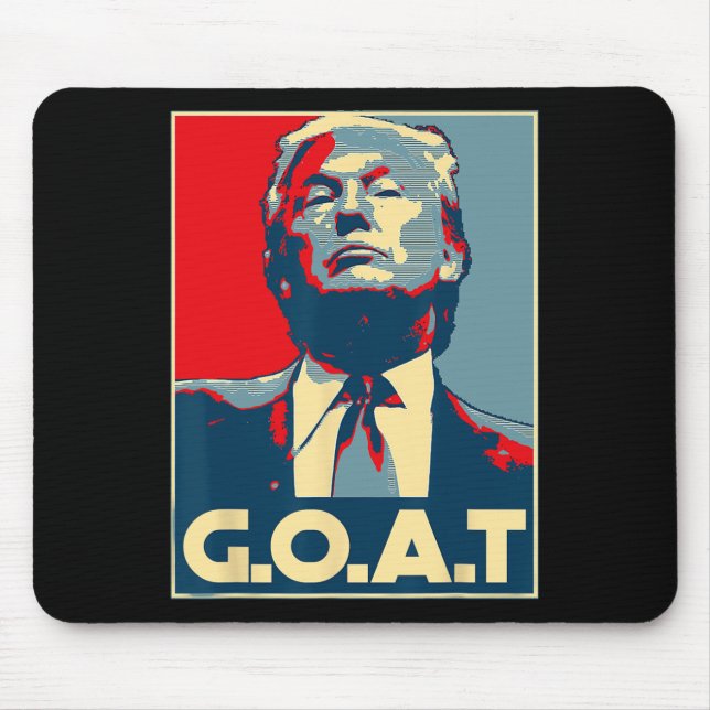 Trump Goat Mitten Finger 2024 Republican Musmatta (Framsidan)