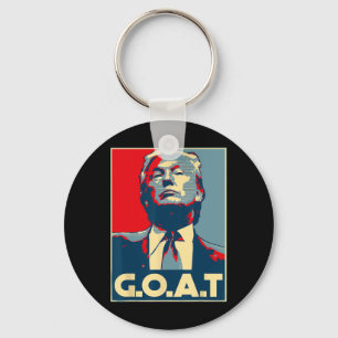 Trump Goat Mitten Finger 2024 Republican Nyckelring