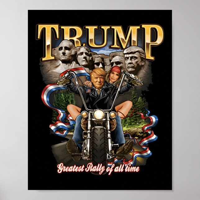 Trump Goat Pappor Home Funny Trump Daddys Coming Poster (Framsidan)