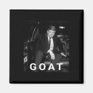 Trump Goat Republican Konservativ Gift Trump 2024 Magnet