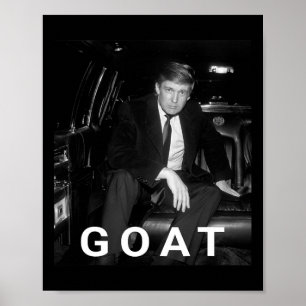 Trump Goat Republican Konservativ Gift Trump 2024 Poster