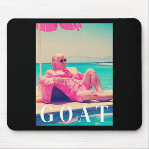 Trump Goat Summer 2024 Retro Funny Rosa Donald Tru Musmatta