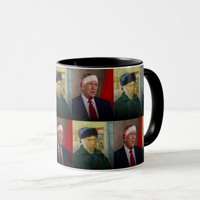 Trump Gogh Mugg - Självförvållade sår (Framsida höger)