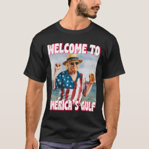 Trump Golfströmmen Amerika Roligt Mexikanska Golfe T Shirt