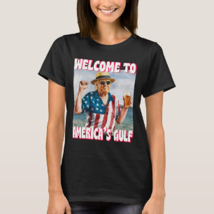Trump Golfströmmen Amerika Roligt Mexikanska Golfe T Shirt
