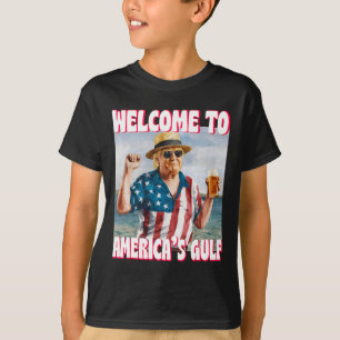 Trump Golfströmmen Amerika Roligt Mexikanska Golfe T Shirt