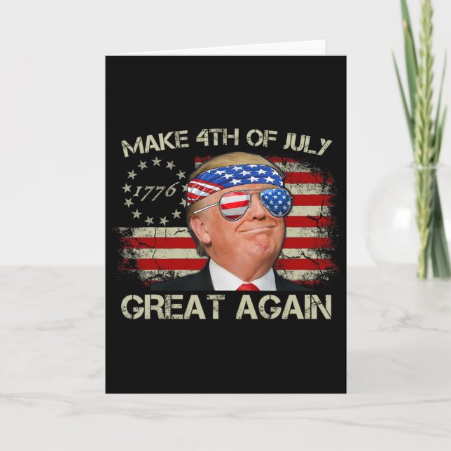 Trump gör 4 juli fantastiskt igen 47:e president kort (Framsida)