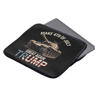Trump gör 4 juli fantastiskt igen med militär laptop fodral