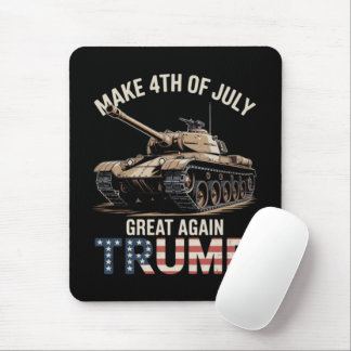 Trump gör 4 juli fantastiskt igen med militär musmatta