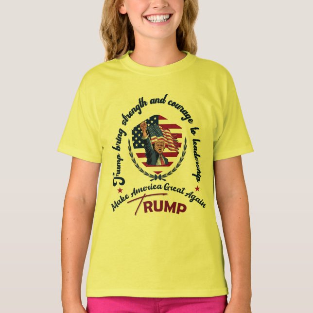 TRUMP GÖR AMERICA GREATE IGEN T SHIRT (Framsida)