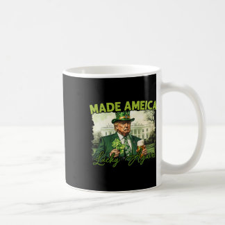 Trump Gör Amerika Lucky Igen St Patrick's Day Sh Kaffemugg