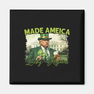 Trump Gör Amerika Lucky Igen St Patrick's Day Sh Magnet