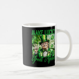 Trump Gör Amerika Lyckligt Igen St Patrick's Day S Kaffemugg