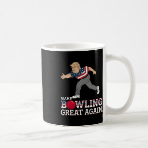 Trump Gör Bowling Underbar igen - Lustigt Patrioti Kaffemugg