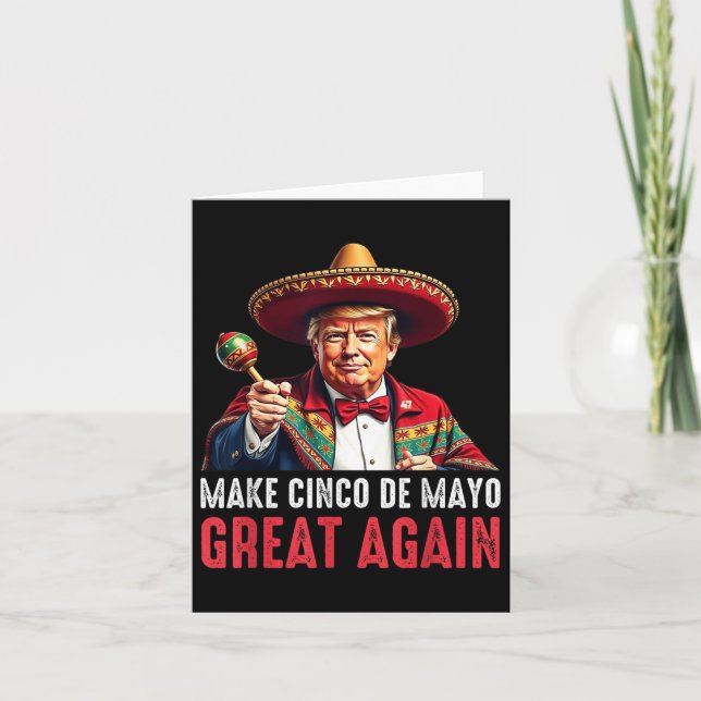 Trump Gör Cinco De Mayo Underbar igen Kort (Framsida)