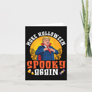 Trump Gör Halloween-taloky igen, roligt Dracula Co Kort
